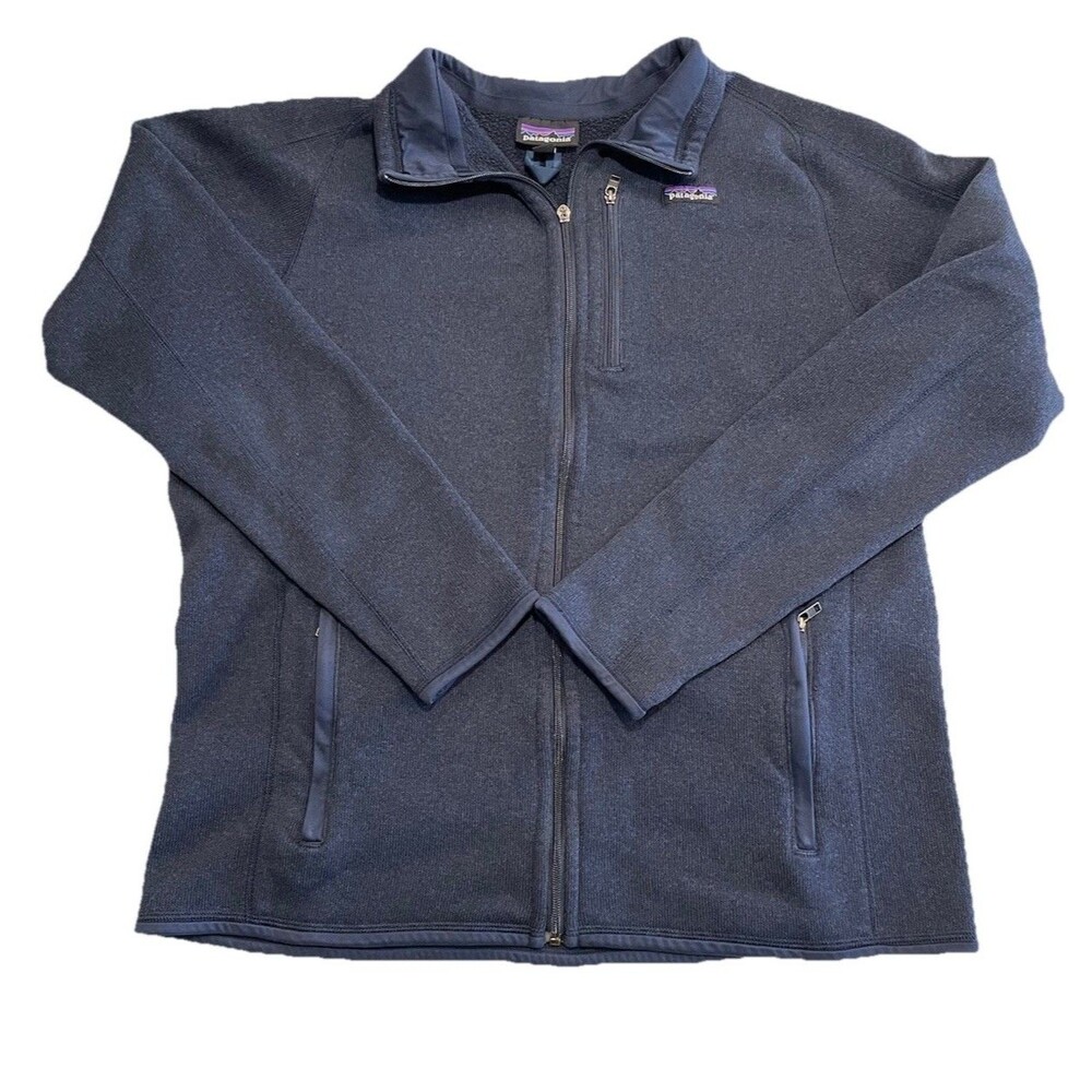Patagonia Men’s 2XL Better Sweater Full Zip Fleece Blue *Flaw Read